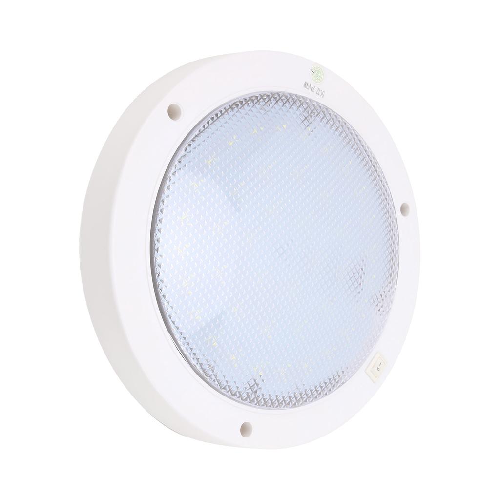 LED Panel Light with Switch Solar Energy System for Ship RV Kitchen Roof Cabinet 12V(Pure White (60006500K) )