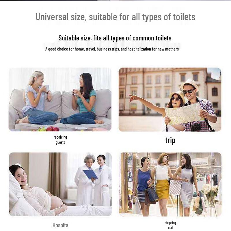 JAJALIN Disposable Flushable Toilet Seat Covers