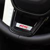 ABS Car Steering Wheel Emblem Sticker Accessories For Honda Civic Fit Jazz Accord Pilot CRV Odyssey Passport ZRV/USA-HRV INSPIRE
