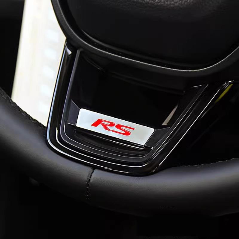 ABS Car Steering Wheel Emblem Sticker Accessories For Honda Civic Fit Jazz Accord Pilot CRV Odyssey Passport ZRV/USA-HRV INSPIRE