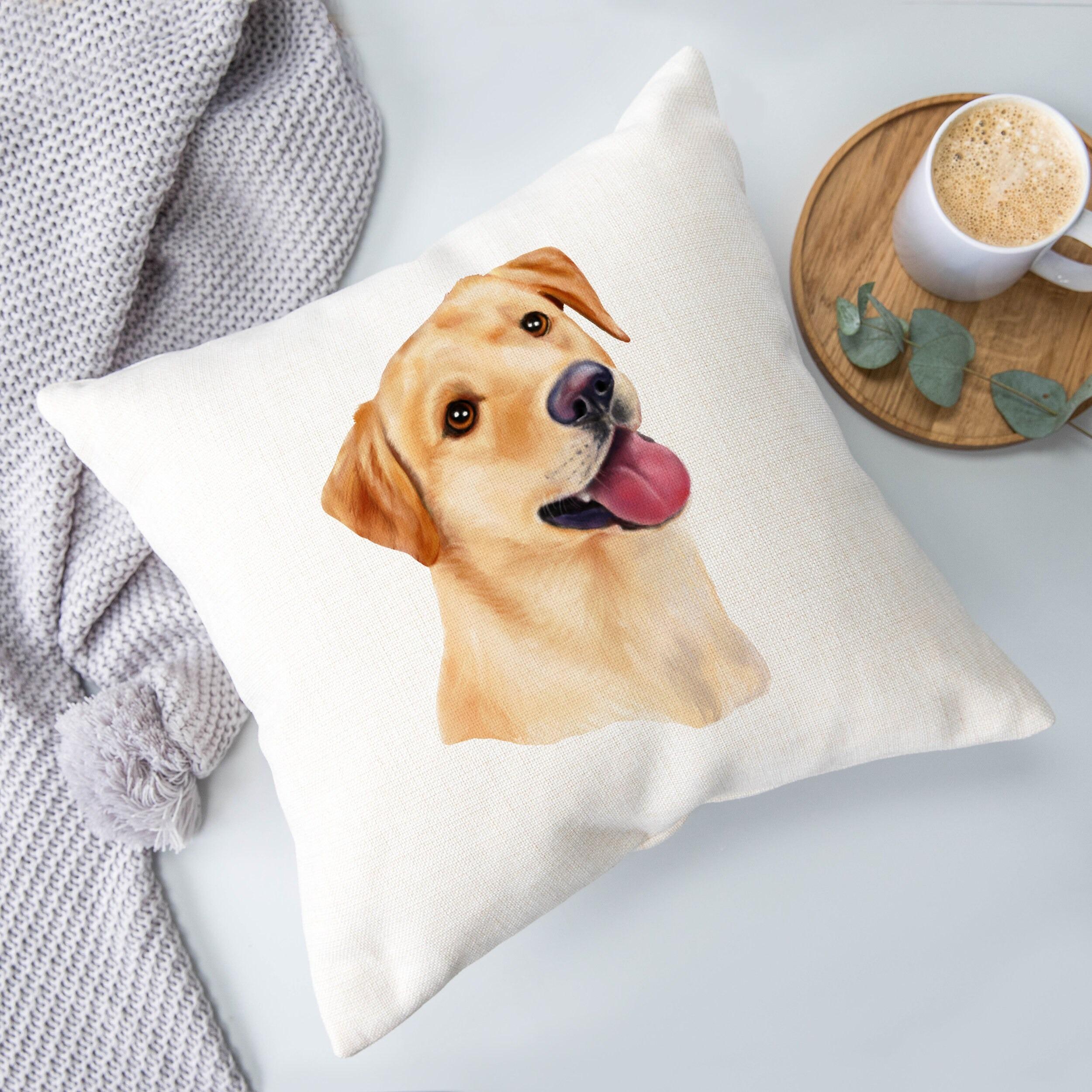 

Custom Pet Photo Collage Pillow Printed Dog Cushion Personalized Throw Pillow Customisable Decor for Pet Lovers Family Gift Idea 50X50cm
