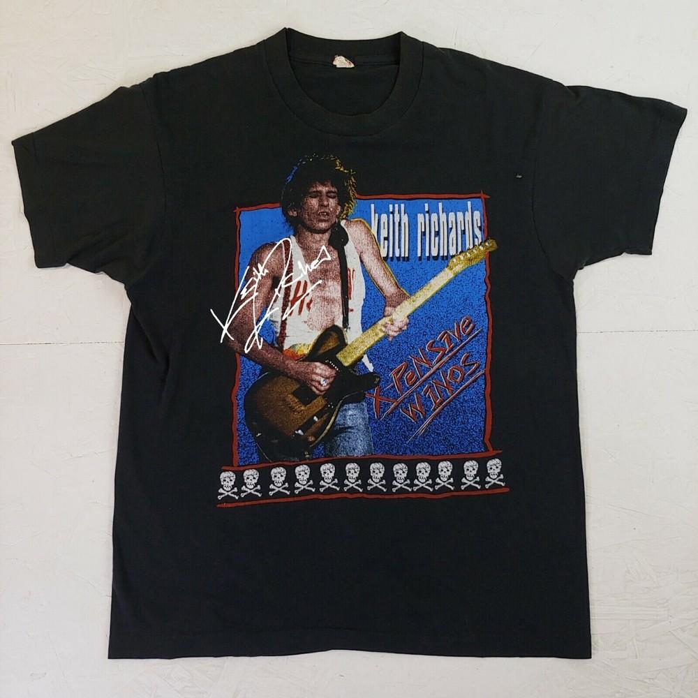 Maglietta Unisex Classica Keith Richards Tour Tutte le Taglie