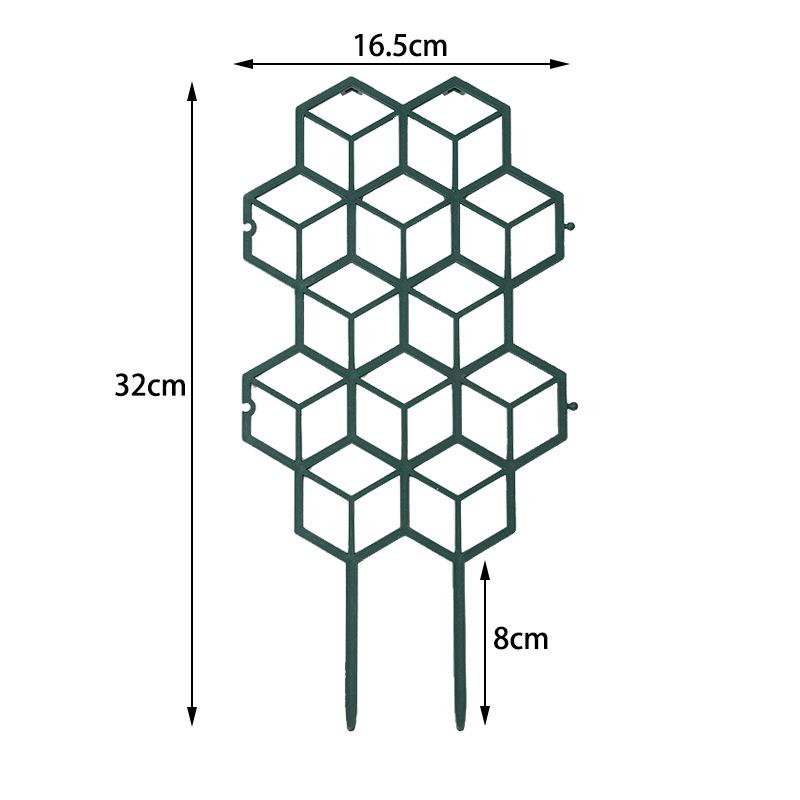 1 5Pcs Honeycomb Plant Support Trellis Plastic For Potted Climbing Vines Perfect For Home And Office Tabletop Decor