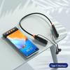 Wireless Neckband Earbuds with Live Streaming Mic, Sound Card, Noise Reduction, Long Battery Life, and Built-in Reverb