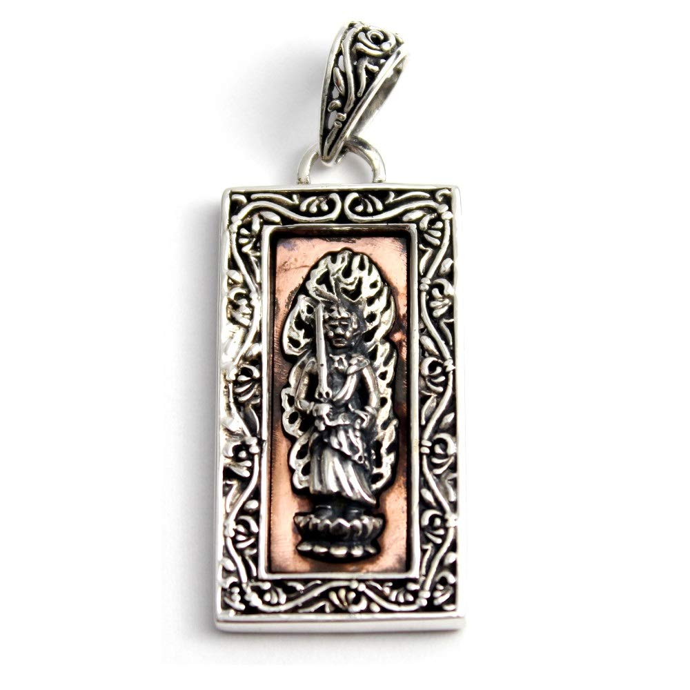 Oriental Vibrations Fudo Myoo Silver 925 Pendant
