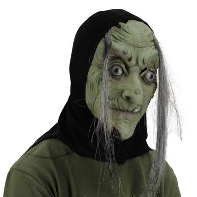 Creative Funny Old Witch Headgear Prom Props Latex Horror Tricky Scary Mask