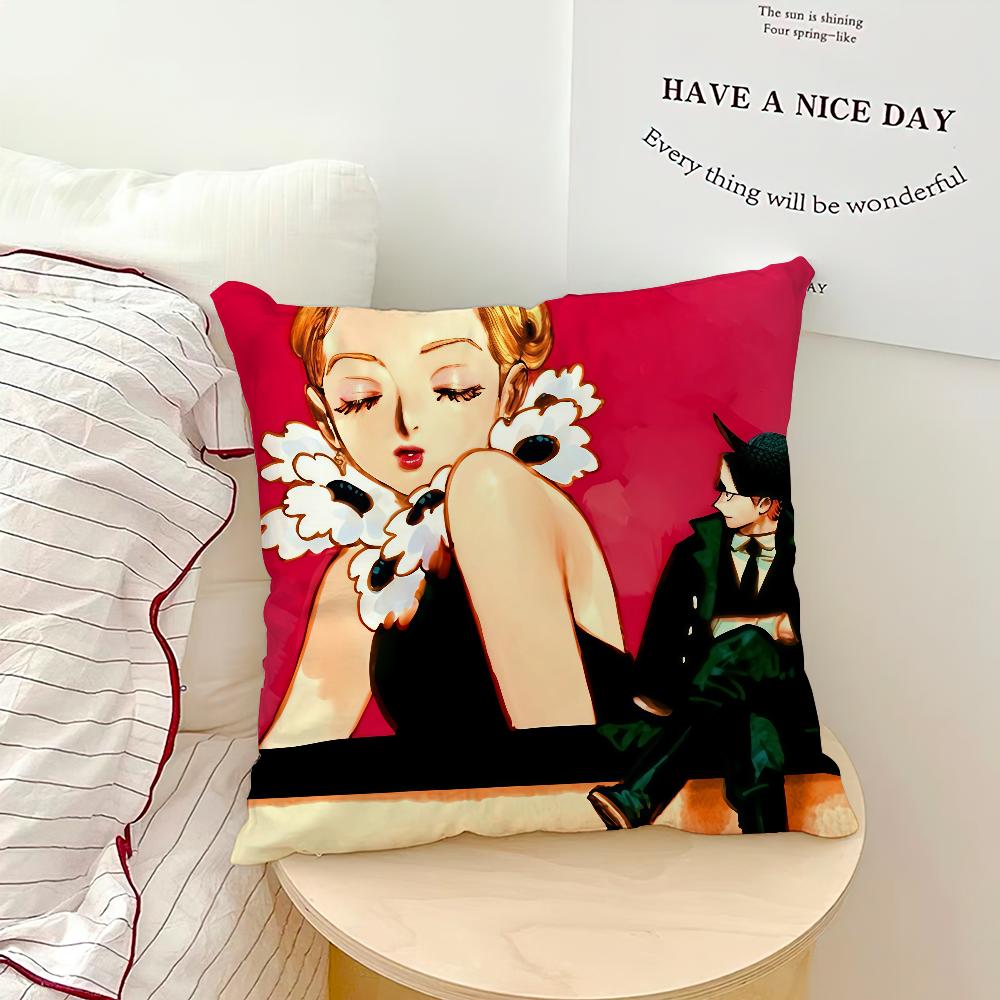 vintage manga emma aleksander V-Veil Kotteri cushion cover soft Pillow Case for Sofa Living Room Home Decor Protective Covers
