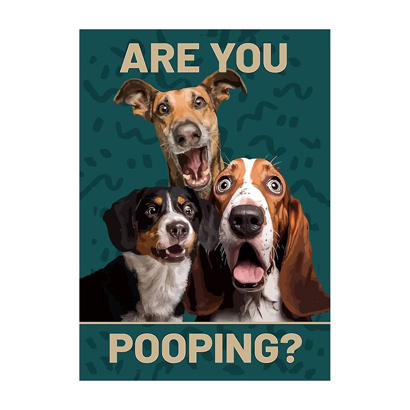 Are You Pooping Posters Bathroom Funny Bathroom Sign Canvas Painting Cute Black Cat Print Wall Art Picture Toilet Decoration