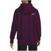 Nike Collection Solid Color Loose Casual Hoodie Women Hoodies Burgundy FB8784-610