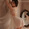Large Size Underwear Small Breasts Show Big Temptation Set Sexy Pajamas Midnight Charm Pajamas