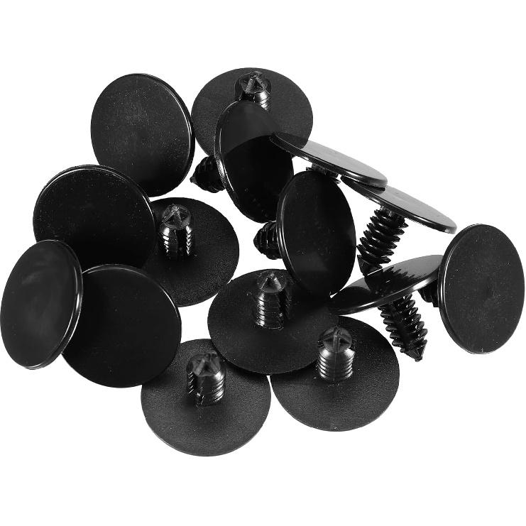 

Motoforti Headliner Hood Insulator Retainer Push Pin Clip, for Dodge for Ram 1500 2002-2008, Plastic, No.6504135, Black, 50 Pcs 15