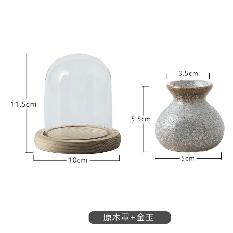 Chinese Ceramic Toothpick Jar Retro Toothpick Tube with Cover Creative Floss Cotton Swab Box Storage Box Set Home Decoration