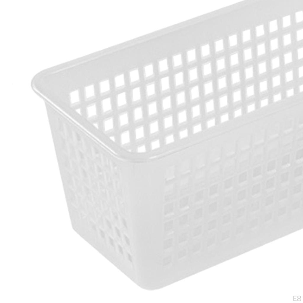 6 Pieces Desktop Storage Basket Bins Functional Trays Bathroom Racks Makeup Organizer