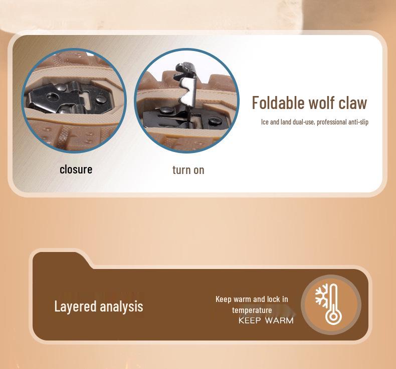 2025 Nepromokavé protiskluzové zimní kožené turistické boty pro chlapce - Teplá, odolná obuv do přírody