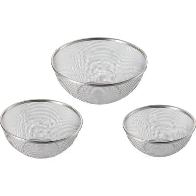 Wahei Freiz enzo Tsubame Sanjo Edelstahl-Sieb 3er-Set Made in Japan AMG-0420