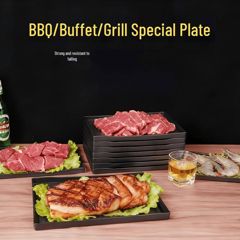 Rectangular PP Plastic Serving Trays