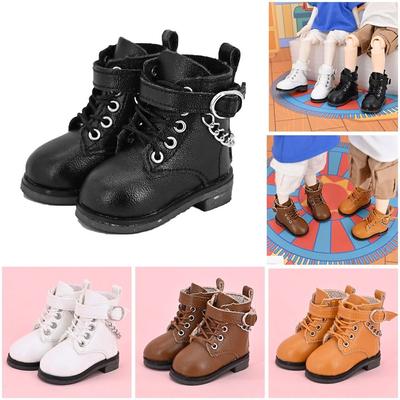 Decoration 5CM Doll Wearing Differents Color 1/6 Doll Boots Leather Shoes Play House Accessories