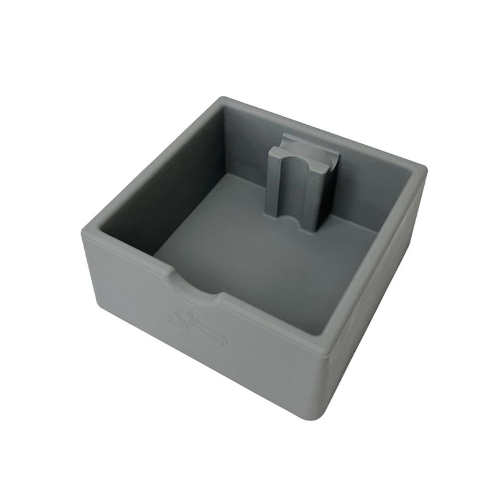 Non-Slip Coffee Knock Box 1.5L Capacity Shock-Absorbent Coffee Grounds Container Quiet Reusable Espresso Dump Bin Home Cafe