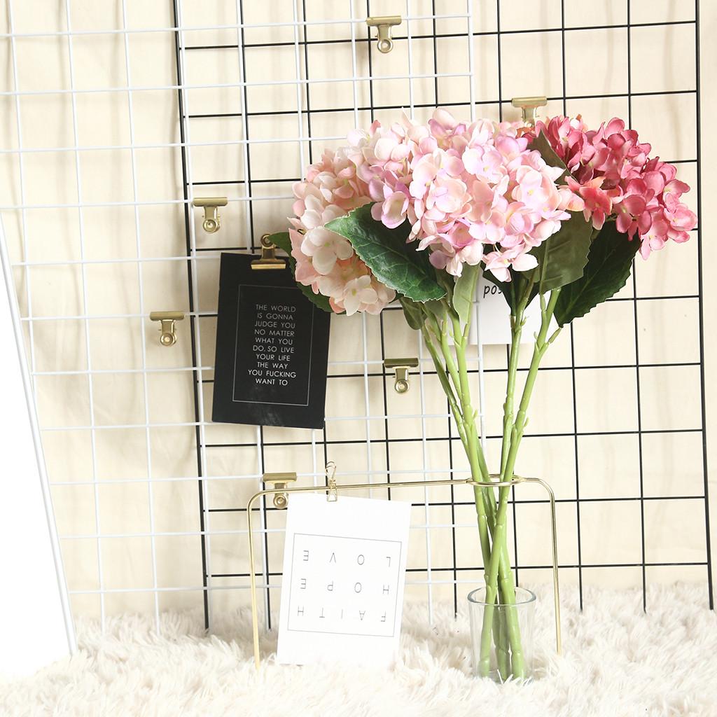 Artificial flower hydrangea Fake Silk Flower Home Wedding Party Floral Decor