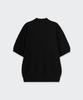 Musinsa Standard Washable Supima Cotton Collared Short Sleeve Cardigan [Black]