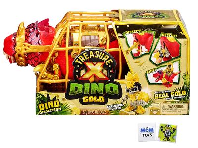 Treasure X Dino Gold Dinosaur Dissection - T-Rex Dino Unboxing Adventure Bundle - My Outlet Mall 2 Stickers May Vary In Style