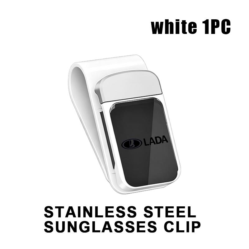 Car Sunglasses Clip Sun Visor Holder Card Ticket Holder Storage Clips Eyeglasses Hanger For Lada Niva Priora 4x4 Urban Vesta SS15