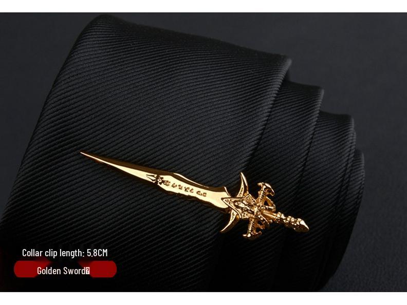 Męski srebrny klips do krawata: Elegancki dodatek biznesowy