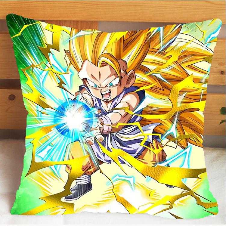 Kissenbezüge mit Dragon Ball-Motiv: Anime-Charakterdesigns für ultimative Fan-Dekoration Anime-Peripherie-Dekorationsgeschenke
