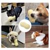 Juguete Chirriante de Cacahuete para Perro Juguete Seguro para la Dentición de Cachorros Juguete Masticable para Perros Juguete de Limpieza Dental para Perros Grandes Pequeños Medianos