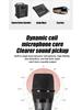 Rechargeable Wireless Microphone with Battery Display for Home KTV and Stage Live Streaming, Model One-to-Two Handheld.