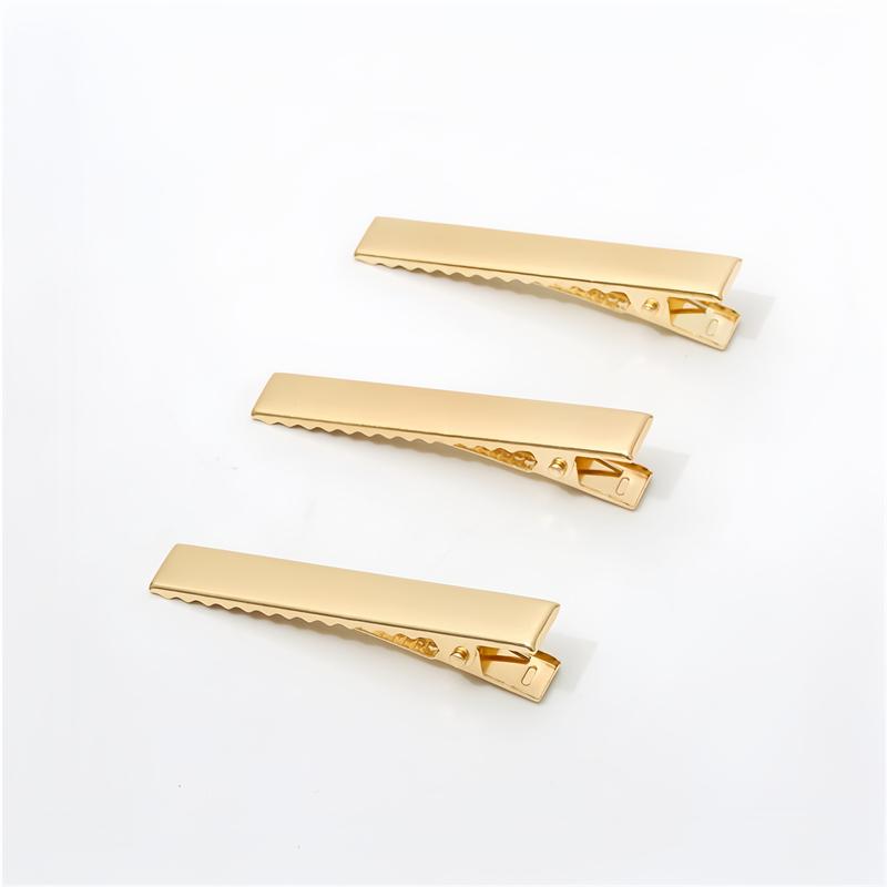 

10 шт. 20/32/40/55/65/80 мм Металлические одинарные зажимы-крокодилы для волос, аксессуары с зубцами для изготовления ювелирных изделий, DIY женские заколки для волос 32mm