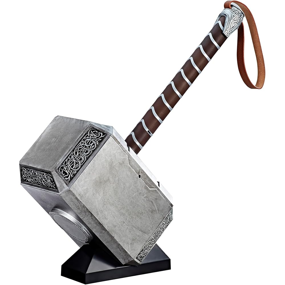 Hasbro Marvel Legends Thor Mjolnir Premium Electronic Hammer Light and Sound FX Role Play Item