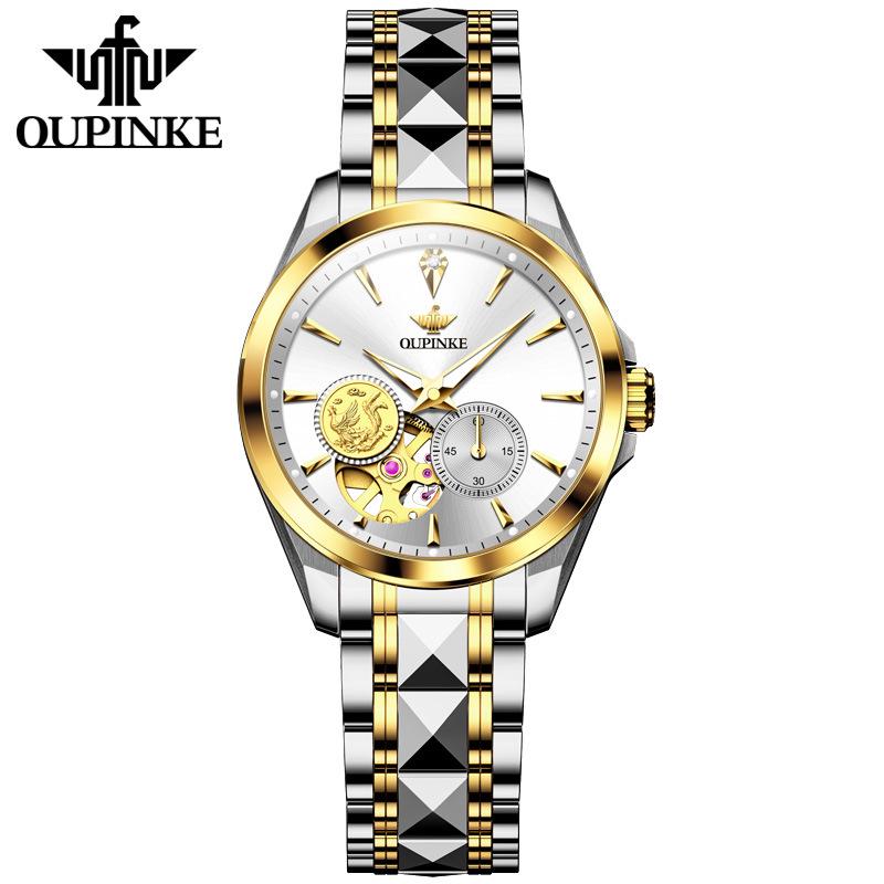 Oupink Gold Phoenix Ladies' Automatic Mechanical Watch - Light Luxury Fashion