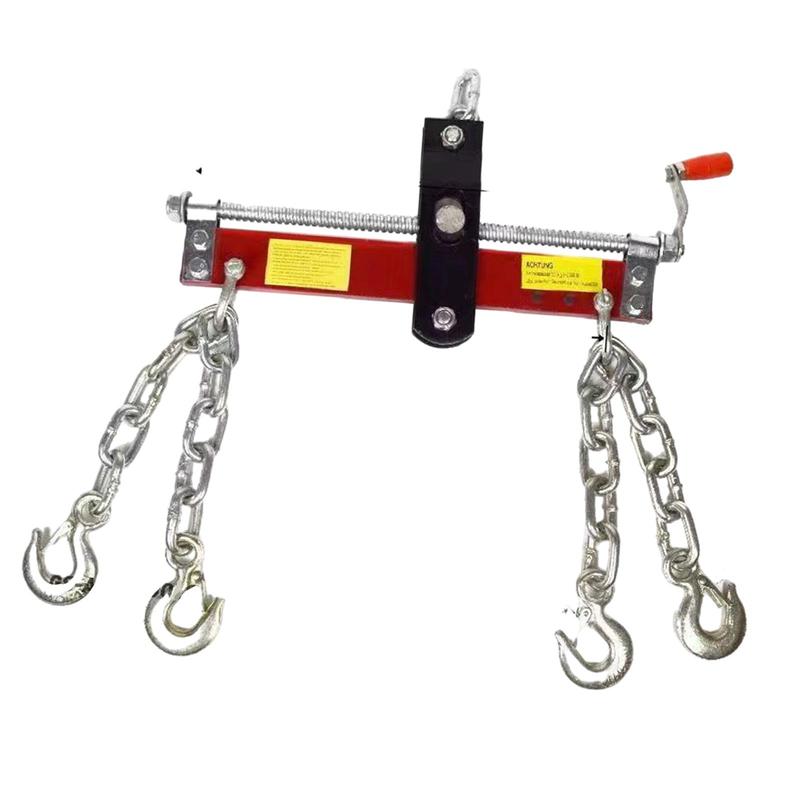 Engine Hoist Bracket with Chain Support Adjustable Load Leveler Crane Accessory for Garage and Workshop