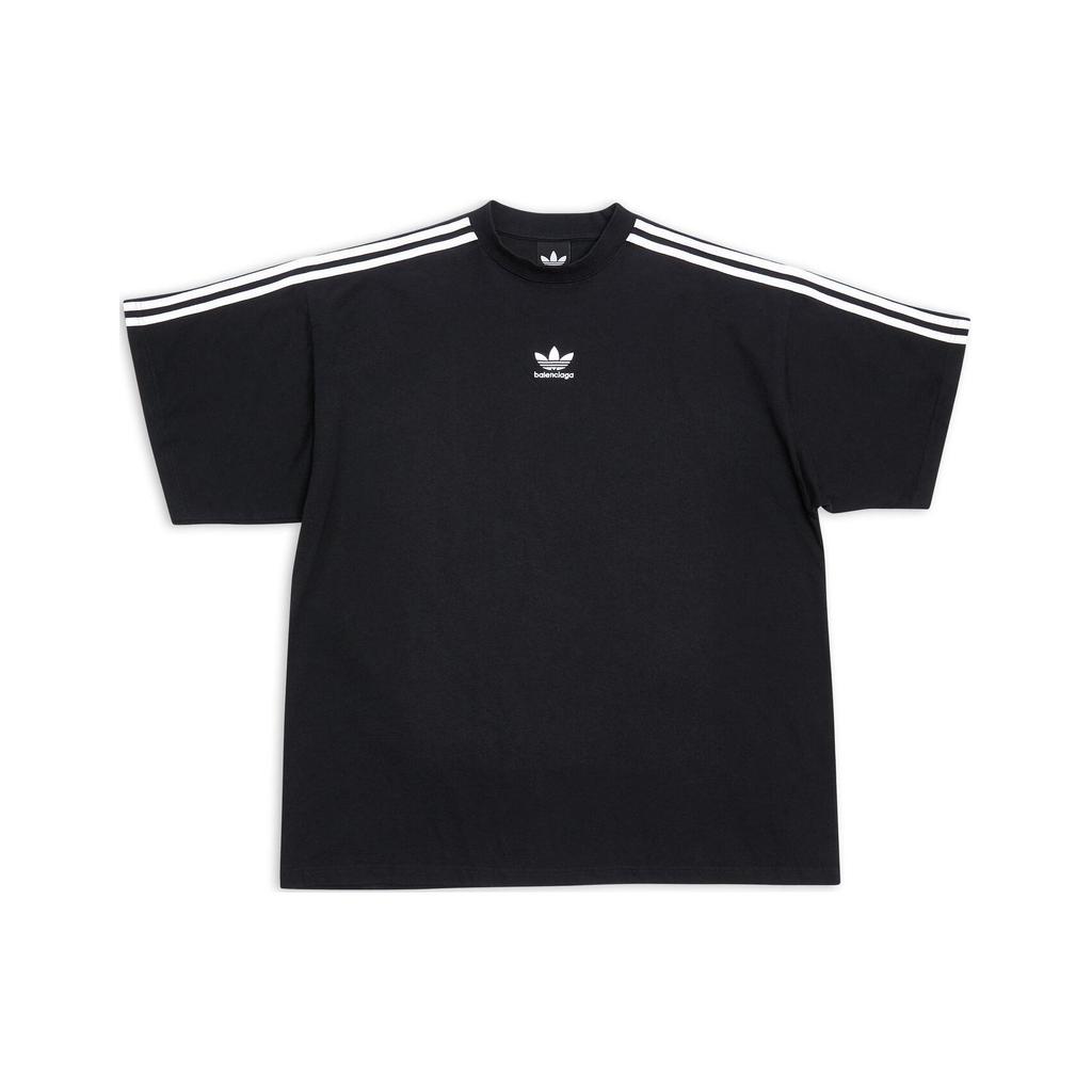 Balenciaga x adidas T-Shirt Oversized 'Black' Men's 739101TNVA68482