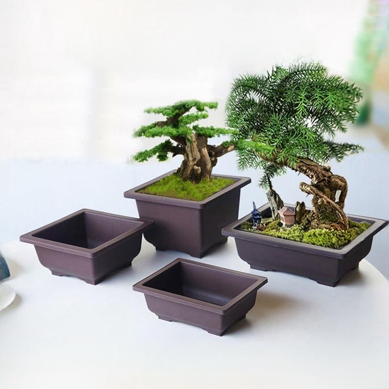 Flower Pot for Plants Garden Pots Planter Outdoor Balcony Landscape Plant Potted Square Flower Pot Garden Yard Succulents Holder
