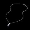 Gorgeous Natural Pear Kyanite Ring Earrings Necklace Set 925 Sterling Silver Real Gemstone Fine Jewelry for Women's Banquet Gift