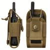 1000D Nylon Molle Pouch Radio Walkie Talkie Holder Bag Belt Pack Hunting Accessories Magazine Pouch Outdoor Airsoft Equipment
