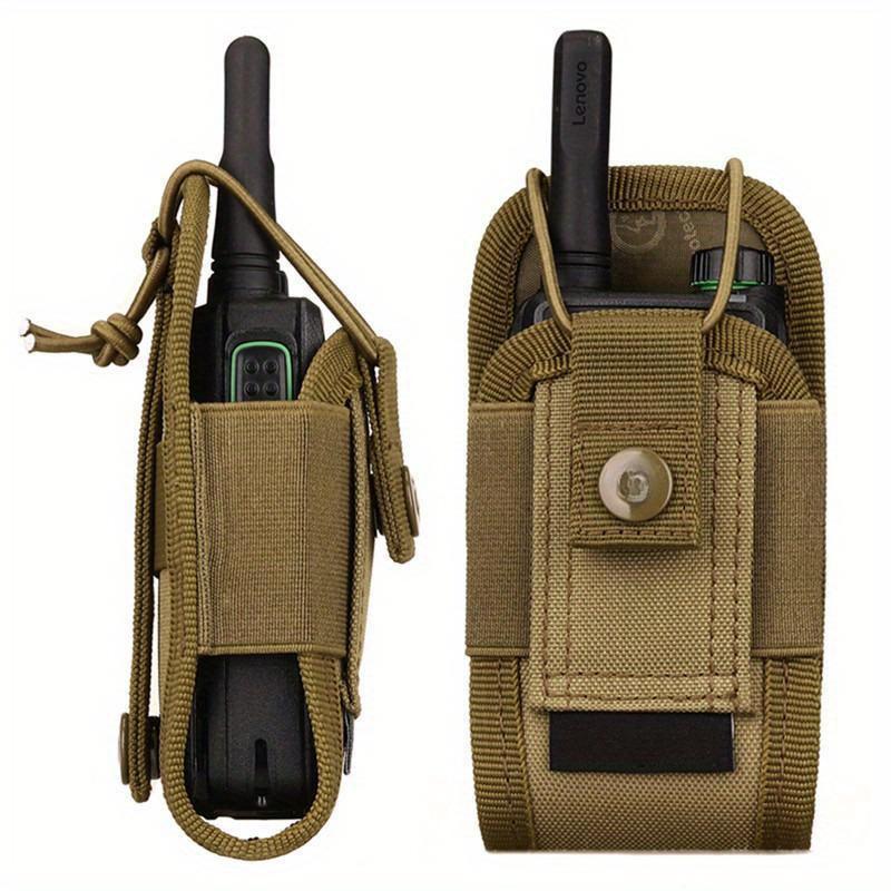 1000D Nylon Molle Pouch Radio Walkie Talkie Holder Bag Belt Pack Hunting Accessories Magazine Pouch Outdoor Airsoft Equipment