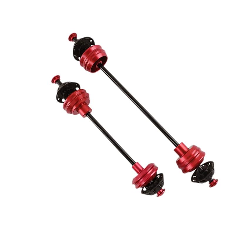 2X Motorcycle Modified Front Rear Wheel Rod Axle Kit Front Rear Wheel Rod Axle Kit Anti-Fall Block