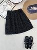 Korean Floral Woolen Skirt - Thick, Fluffy, and Age-Reducing for Autumn/Winter