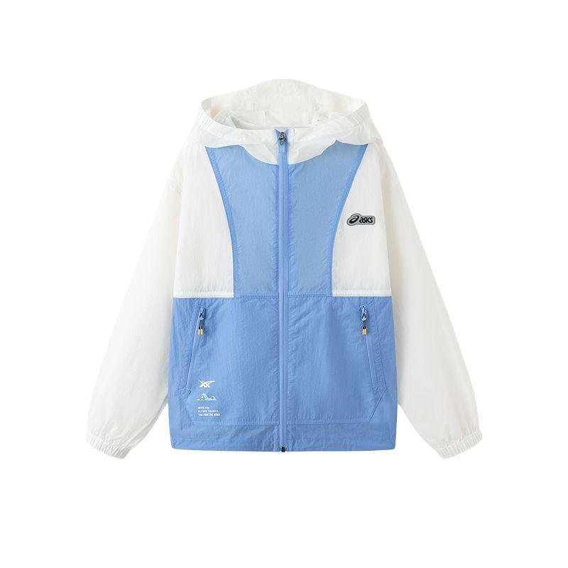 Asics Jacket Urban Trendy 5015 Gray Blue Children Aged 3 7 Years Old 332251051044-5015 110