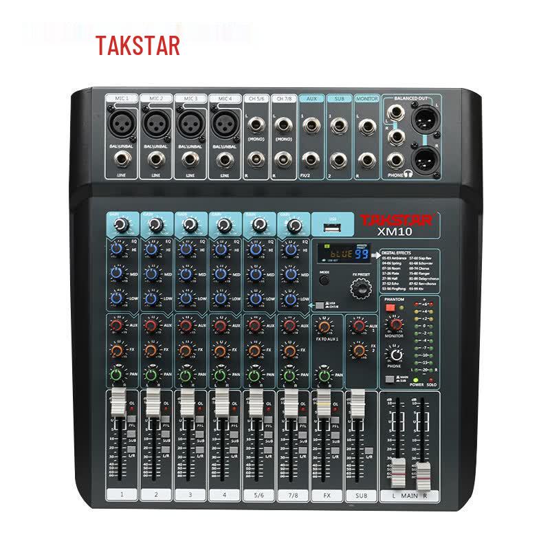 Takstar 8-канальный аналоговый микшер