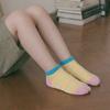 DAILYLIKE Color Sneakers Kids Socks 4-Pack Korean Casual Children Socks