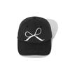 Sweet bow embroidered baseball cap plus brim sun hat versatile face soft top cap tide