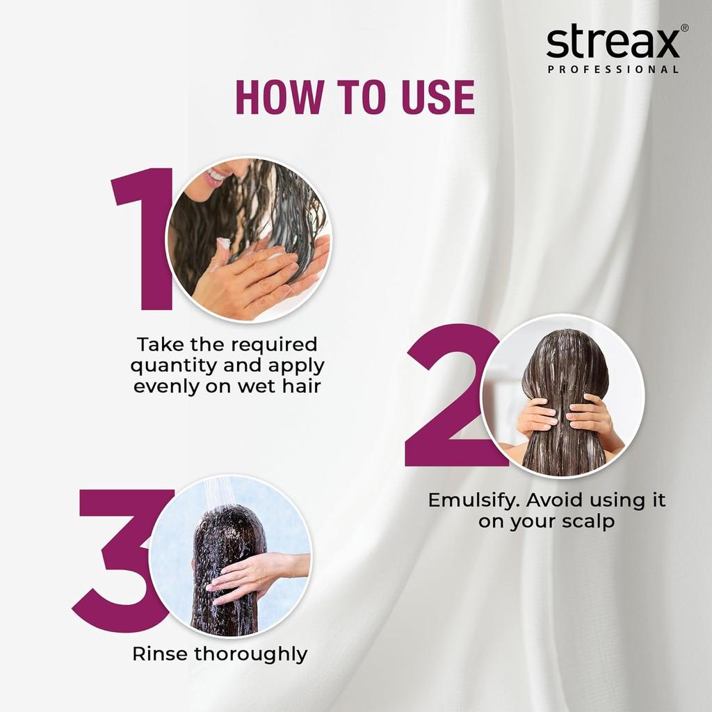 Streax Professional Canvoline Fresh Conditioner 950g For Straightened Hair Post Care Paraben Free Sulphate Free
