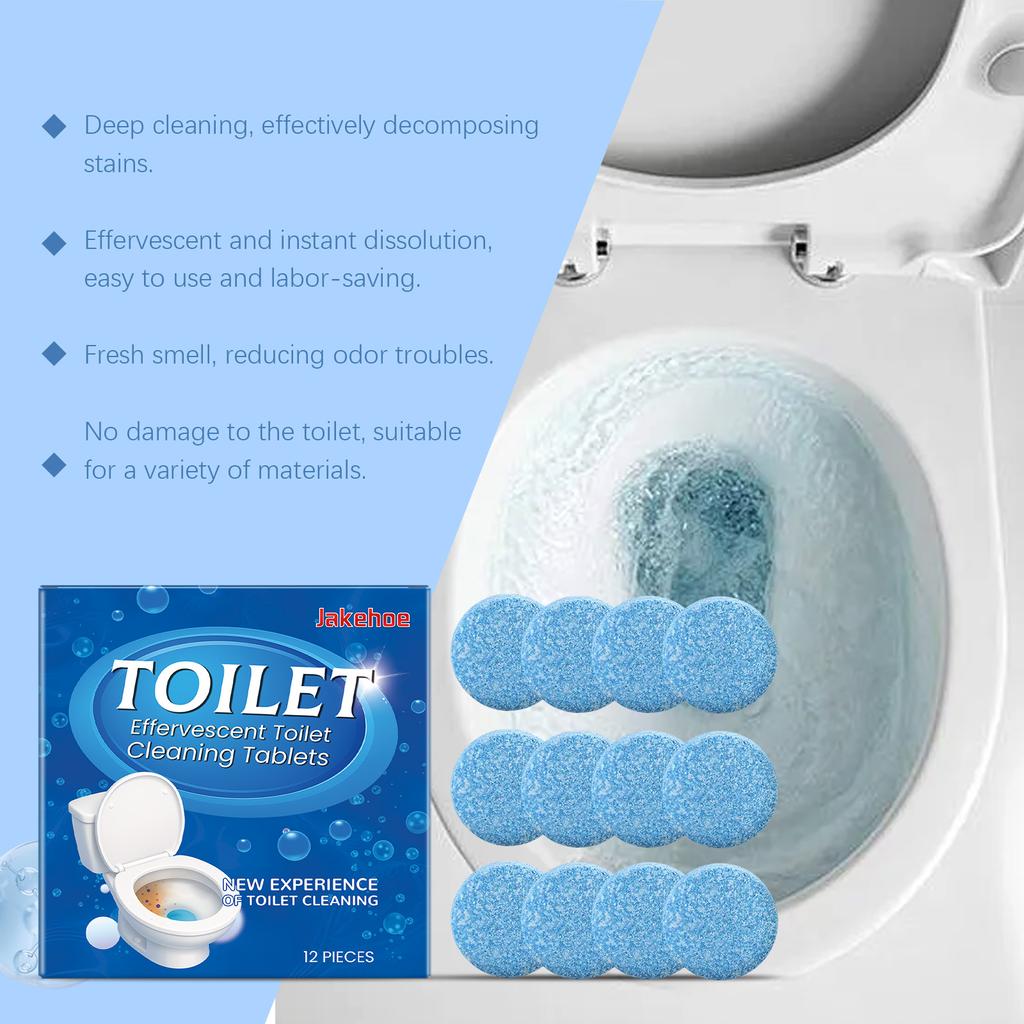 Toilettenreiniger Brausetabletten Tiefenreinigung Hartnäckige Flecken Urinflecken Geruchsneutralisierer Entfernt Gerüche & Vergilbungen Rückstandsfrei