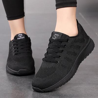 New Sneakers Women Casual Shoes Fashion Breathable Walking Mesh Flat Shoes Women 2024 Tenis Feminino White Ladies Sports Shoes
