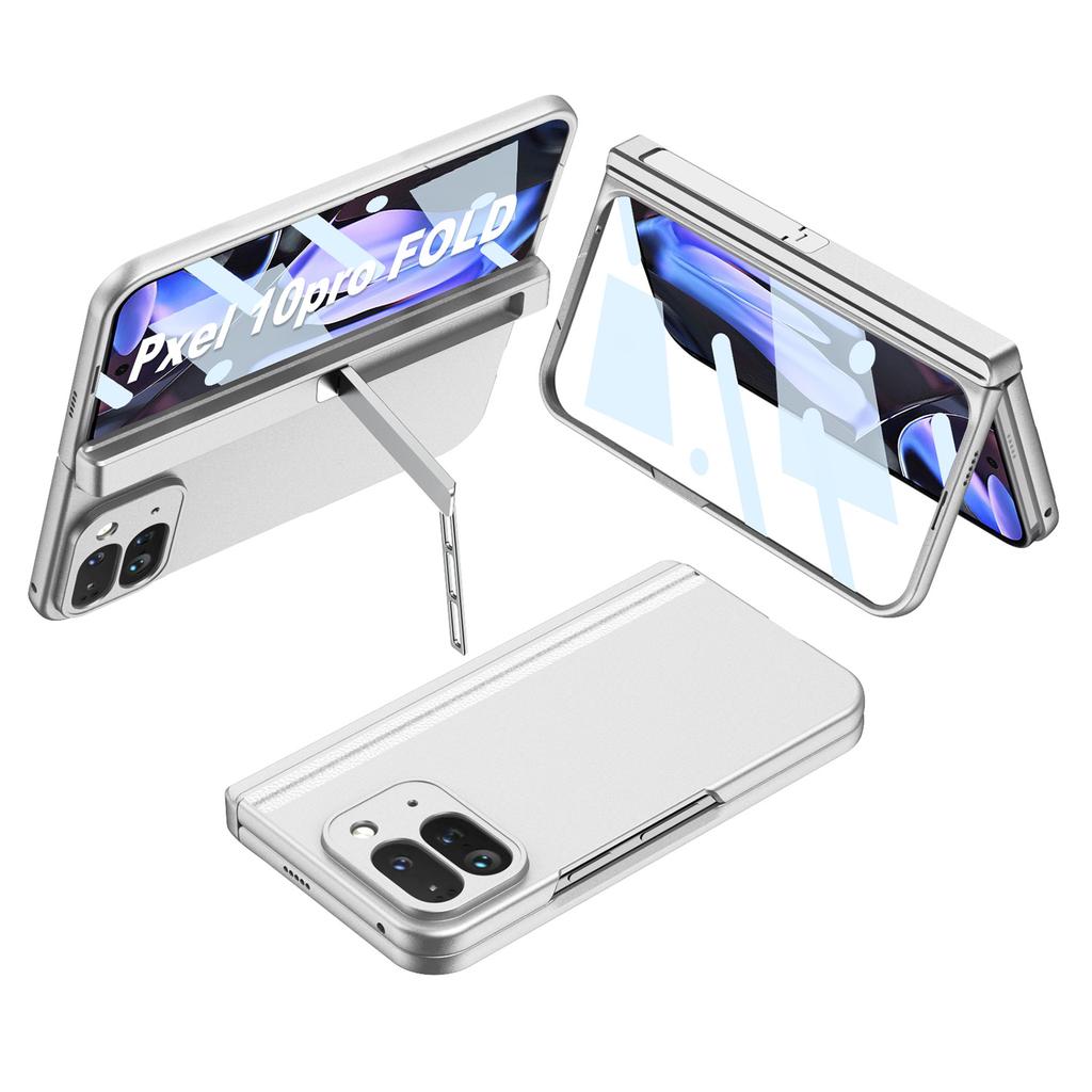 Google Pixel 10 Pro Fold Mobile Phone Case Folding Screen Bracket Hinged Magnetic All-inclusive Case