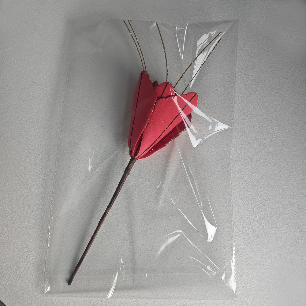 DIY Artificial Poinsettia Flower Layered Petals Christmas Tree Ornaments  Poinsettia Ornament